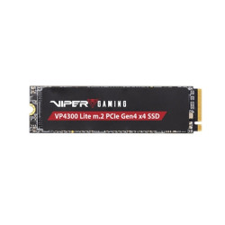 Patriot VP4300 Lite 1TB PCIe Gen4 x4. M.2 2280  Read/write speeds up to 7 400MB/s  6 400MB/s  5 Year Warranty