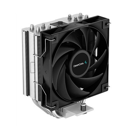 DeepCool AG400 Fan CPU Cooler  Universal Socket  High Efficiency 120mm PWM Cooling Black Fan  2000RPM  4 Heat Pipes  220W Heat D