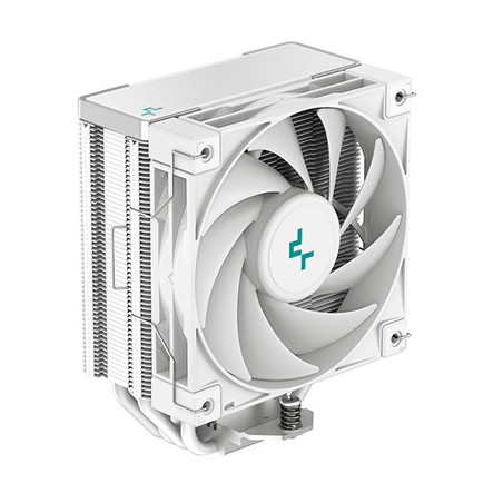 DeepCool AK400 WH Fan CPU Cooler  Universal Socket  High Performance 120mm Silent Hydro Bearing PWM White Fan  1850RPM  4 Heat P