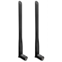 DrayTek ANT-1205B 5dB High-Gain WiFi Dual-Band Black Antennas (One Pair)