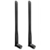 DrayTek ANT-1205B 5dB High-Gain WiFi Dual-Band Black Antennas (One Pair)