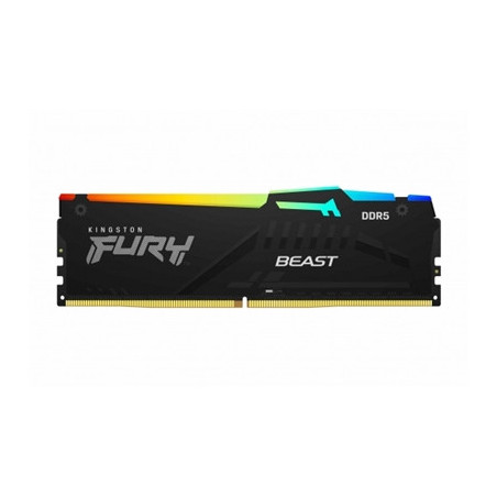 Kingston FURY Beast KF560C36BBEA-8 8GB (1x 8GB) DIMM System Memory  6000MHz  DDR5  CL36  Black  RGB  Intel XMP  AMD EXPO