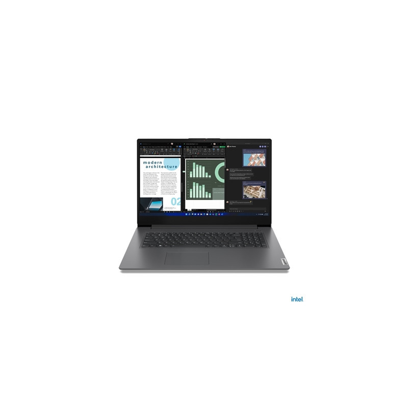 Lenovo V17 G4 IRU Laptop  17.3 Inch Full HD IPS Screen  Intel Core i5-1335U 13th Gen Processor  8GB RAM  256GB M.2 PCIe 4.0x4 NV