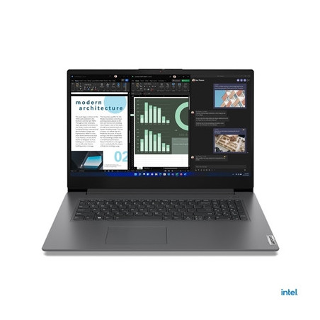 Lenovo V17 G4 IRU Laptop  17.3 Inch Full HD IPS Screen  Intel Core i5-1335U 13th Gen Processor  8GB RAM  256GB M.2 PCIe 4.0x4 NV