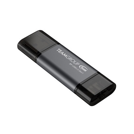 Team TX13128GC01 2 in 1 Dual OTG 128GB Flash Drive  X1 USB 3.2 Gen1  Type C & A  Plug and Play