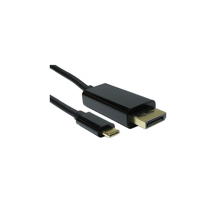 USB-C to DisplayPort 4K 60HZ 1 Meter Black Data Cable