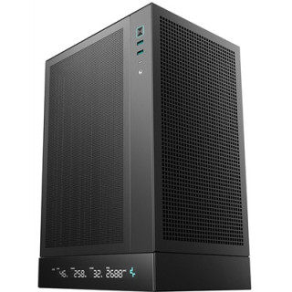 Deepcool CH170 Digital Mini-ITX Case - High Airflow  Supports Water Cooling  Ultra-Quiet Operation  Compact Design for Efficient