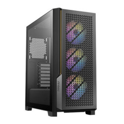 ANTEC P20C ARGB Case  Gaming  Black  Mid Tower  2x USB 3.0  1x USB Type-C 3.2 Gen2  Audio In/Out  4mm Tempered Glass Side Panel 