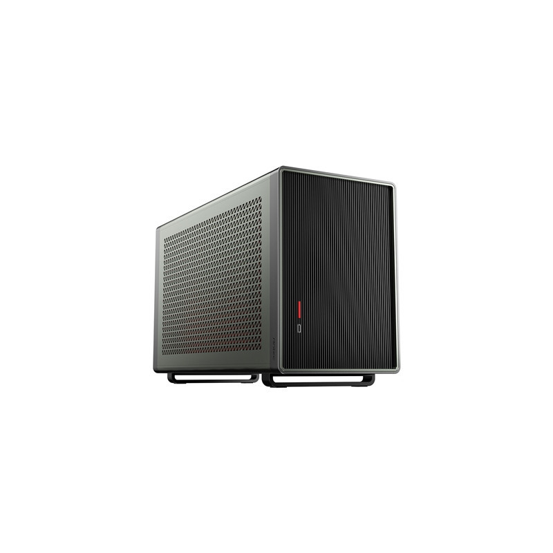 Antec Performance 1M Aventurine Mini-ITX Gaming Case with Aluminum Finish  PCIe 4.0 Riser Cable  USB 3.2 Gen2 Type-C  Tool-Free 