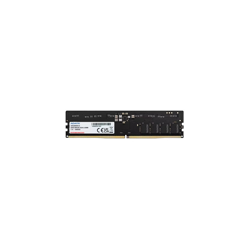 Adata (AD5U56008G-B) 8GB (1x 8GB) DDR5 5600 U-DIMM Memory  5600MHz  CL46  1.1V  Limited Lifetime Warranty - Bulk