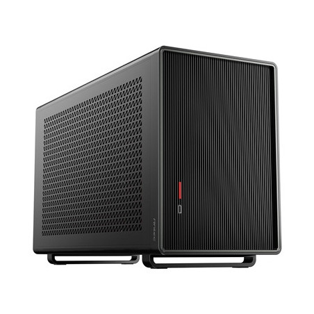 Antec Performance 1M Black Mini-ITX Gaming Case with Aluminum Finish  PCIe 4.0 Riser Cable  USB 3.2 Gen2 Type-C  Tool-Free Side 