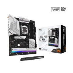 ASRock B850 Pro RS AMD AM5 Socket Motherboard  ATX  4x DDR5 Slots  4x M.2 Sockets  3x USB-C Port  Fitted I/O Shield  2.5GbE LAN 