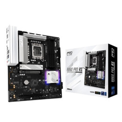 ASRock B860 Pro RS Intel 1851 Socket Motherboard  ATX  4x DDR5 Slots  3x M.2 Sockets  2x USB-C Port  Fitted I/O Shield  2.5GbE L