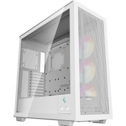 DeepCool Morpheus Case  Gaming  White  Full Tower  4 x USB 3.0 / 1 x USB Type-C  Tempered Glass Side Window Panel  1x 420mm ARGB