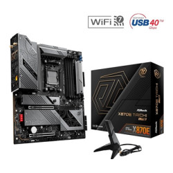 ASRock X870E TAICHI LITE AMD AM5 Socket Motherboard  E-ATX  4x DDR5 Slots  4x M.2 Sockets  3x USB-C Port  Fitted I/O Shield  5Gb