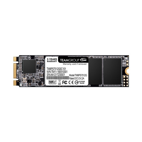 Team MS30 (TM8PS7512G0C101) 512GB  M.2 Sata Interface  PCIe Gen3  Read 550MB/s  Write 480MB/s  3 Year Warranty