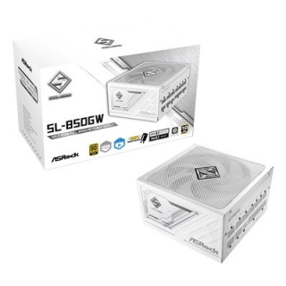 ASRock Steel Legend SL-850G 850W ATX Power Supply Unit  80 Plus Gold Certified  120mm Silent Cooling Fan  High Efficiency PSU