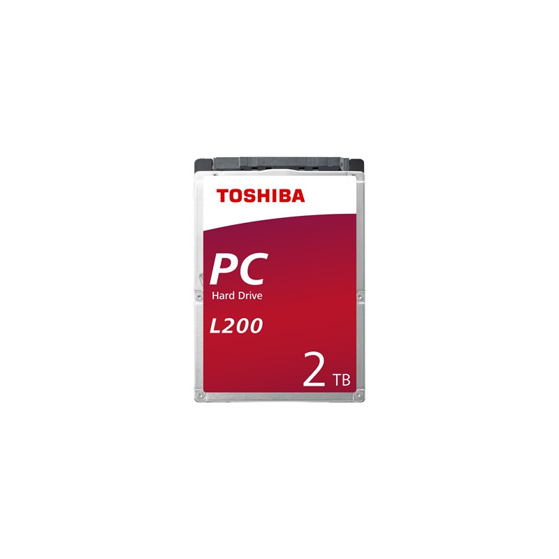 Toshiba L200 HDWL120UZSVA 2TB SATA IIl 5400RPM 2.5 Inch 9.5mm Internal Hard Drive