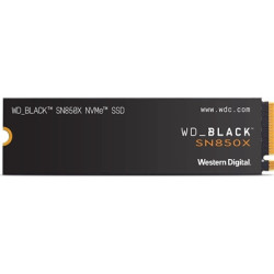 WD Black SN850X (WDS200T2X0E) 2TB NVMe SSD  M.2 Interface  PCIe Gen4  2280  Read 73000MB/s  Write 6300MB/s  5 Year Warranty