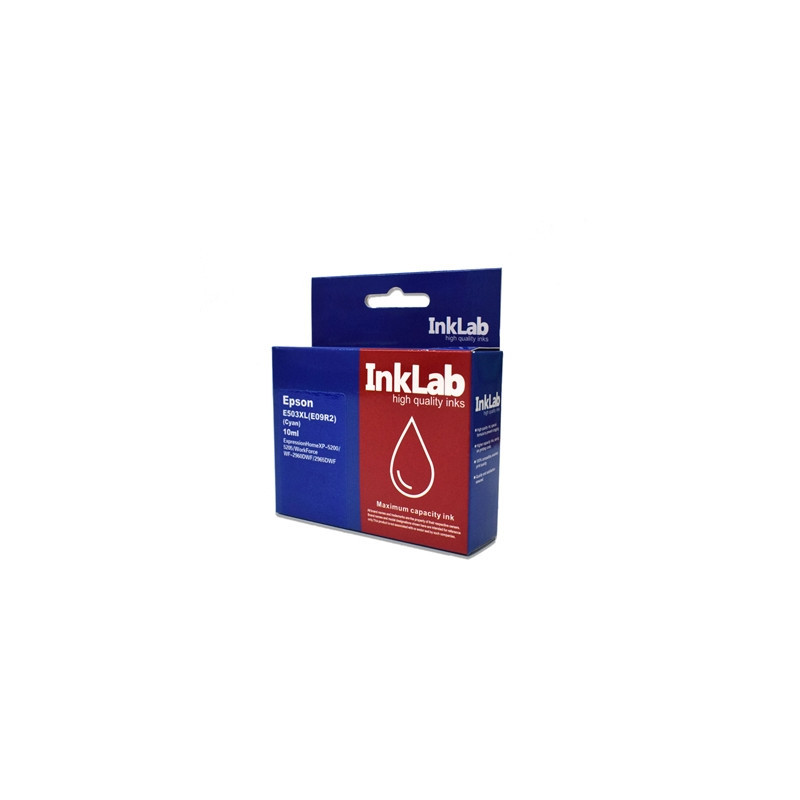 InkLab 503XL Epson Compatible Cyan Replacement Ink