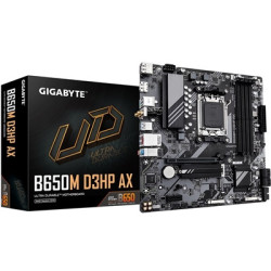 Gigabyte B650M D3HP AX Ultra Durable AMD AM5 Socket Motherboard  Micro-ATX  4x DDR5 Slots  2x M.2 Sockets  2x USB-C Port  2.5GbE