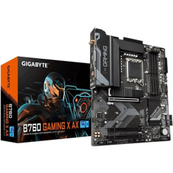 Gigabyte B760 GAMING X AX Intel 1700 Socket Motherboard  ATX  4x DDR5 Slots  3x M.2 Sockets  2x USB-C Port  Fitted I/O Shield  2