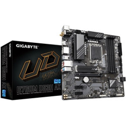 Gigabyte B760M DS3H AX Ultra Durable Intel 1700 Socket Motherboard  Micro-ATX  4x DDR5 Slots  2x M.2 Sockets  1x USB-C Port  2.5