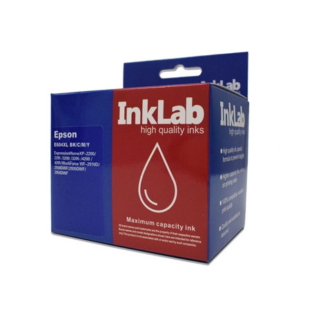 InkLab Multipack Compatible Ink Cartridges  High Yield - Replacement for 604XL Printers
