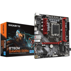 Gigabyte B760M GAMING DDR4 Intel 1700 Socket Motherboard  Micro-ATX  2x DDR4 Slots  2x M.2 Sockets  1x USB-C Port  2.5GbE LAN  1