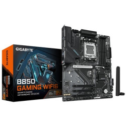 Gigabyte B850 GAMING WIFI6 AMD AM5 Socket Motherboard  ATX  4x DDR5 Slots  3x M.2 Sockets  2x USB-C Port  Fitted I/O Shield  GbE