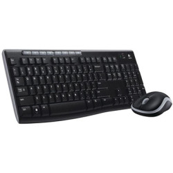 Logitech MK270 Wireless Keyboard and Mouse Combo for Windows  2.4 GHz Wireless  Compact Mouse  8 Multimedia and Shortcut Keys fo
