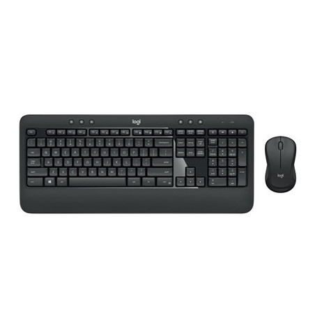 Logitech MK540 Advanced Wireless Keyboard and Mouse Combo for Windows  2.4 GHz Unifying USB-Receiver  Multimedia Hotkeys  3-Year