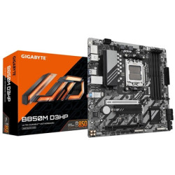 Gigabyte B850M D3HP AMD AM5 Socket Motherboard  Micro-ATX  4x DDR5 Slots  2x M.2 Sockets  2x USB-C Port  GbE LAN  2x DisplayPort