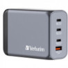Verbatim (32205) GNC-240 GaN Charger 240W With 1 X USB-C 140W /1 X USB-C 100W / 1 X USB-C 65W / 1 X USB-A QC 3.0 (EU/UK/US)