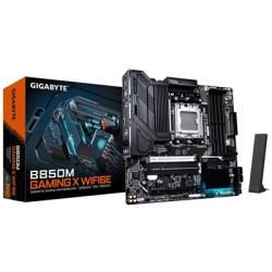 Gigabyte B850M GAMING X WIFI6E AMD AM5 Socket Motherboard  Micro-ATX  4x DDR5 Slots  2x M.2 Sockets  2x USB-C Port  Fitted I/O S