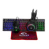 Marvo Scorpion CM416 Loot 40 4 in 1 RGB Gaming UK Layout Keyboard  Mouse  Headset and Mat Bundle (Black)