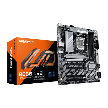 Gigabyte B860 DS3H Intel 1851 Socket Motherboard  ATX  4x DDR5 Slots  2x M.2 Sockets  2x USB-C Port  2.5GbE LAN  1x DisplayPort 