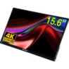 Verbatim Portable 15.6“ Touch Monitor 4K UHD ALU  3840 x 2160 Resolution  60HZ  Built-in Kickstand  Tilt: From 0 Up To 85