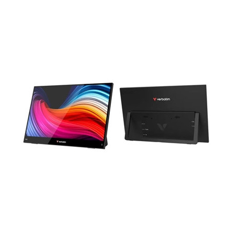 Verbatim Portable 15.6“ Touchscreen IPS Monitor LIGHT  USB-C  Speakers  1920 x 1080 Resolution  60Hz