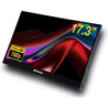 Verbatim PMT-17 Portable 17.3“ FHD Touchscreen Monitor ALU  1920 x 1080 Resolution  60Hz  Built-in Kickstand  Tilt: From 0 Up To
