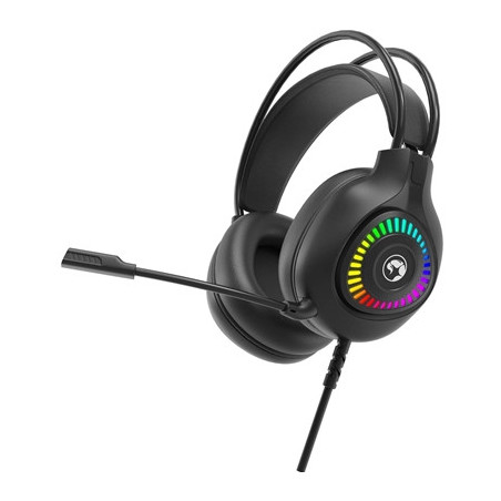 Marvo H8325 Akari 40 USB 2.0 Wired Gaming RGB Headset (Black)