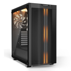 be quiet! Pure Base 500DX Case  Black  Mid Tower  1 x USB 3.2 Gen 1 Type-A / 1 x USB 3.2 Gen 2 Type-C  Tempered Glass Side Windo