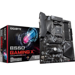 Gigabyte B550 GAMING X V2 AMD AM4 Socket Motherboard  ATX  4x DDR4 Slots  2x M.2 Sockets  1x USB-C Port  Fitted I/O Shield  GbE 