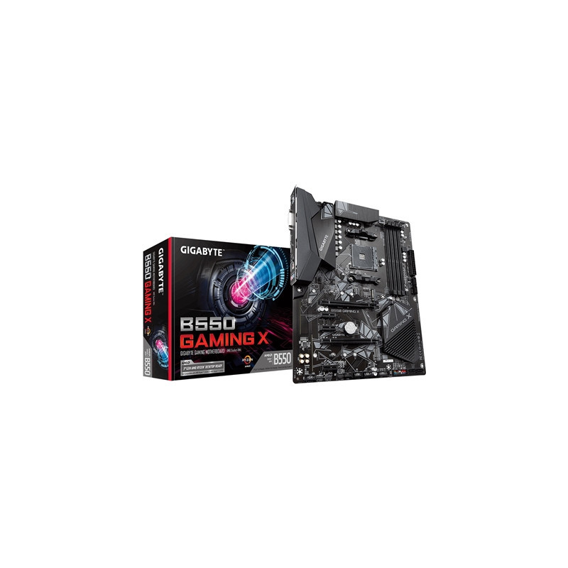 Gigabyte B550 GAMING X V2 AMD AM4 Socket Motherboard  ATX  4x DDR4 Slots  2x M.2 Sockets  1x USB-C Port  Fitted I/O Shield  GbE 