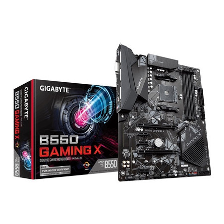 Gigabyte B550 GAMING X V2 AMD AM4 Socket Motherboard  ATX  4x DDR4 Slots  2x M.2 Sockets  1x USB-C Port  Fitted I/O Shield  GbE 