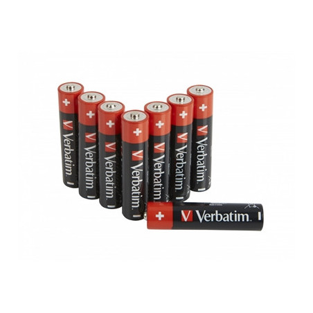 Verbatim AAA Battery Alkaline 8 Pack (Hangcard)