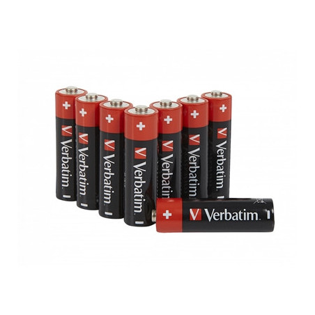 Verbatim AA Battery Alkaline 8 Pack (Hangcard)