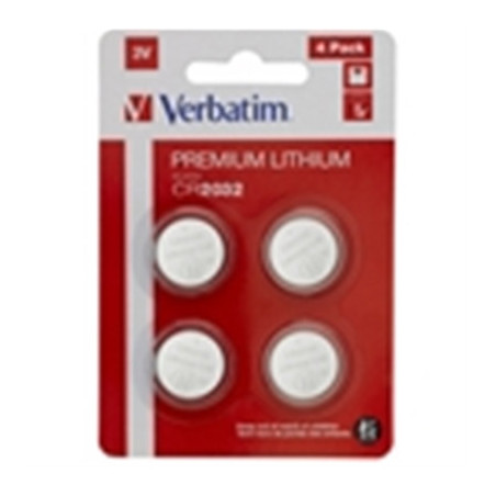 Verbatim CR2032 Battery Lithium 3V 4 Pack