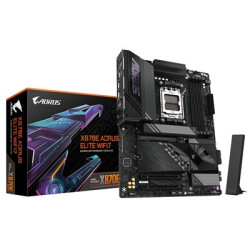 Gigabyte X870E AORUS ELITE WIFI7 AMD AM5 Socket Motherboard  ATX  4x DDR5 Slots  4x M.2 Sockets  3x USB-C Port  Fitted I/O Shiel