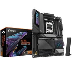 Gigabyte X870E AORUS PRO AMD AM5 Socket Motherboard  ATX  4x DDR5 Slots  4x M.2 Sockets  3x USB-C Port  Fitted I/O Shield  2.5Gb